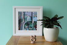 Load image into Gallery viewer, Framed Irish Abstract Landscape in situ