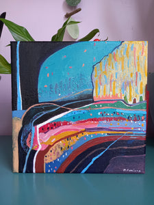 A Place Within You VI - original acrylic painting on canvas (H20xW20cm)