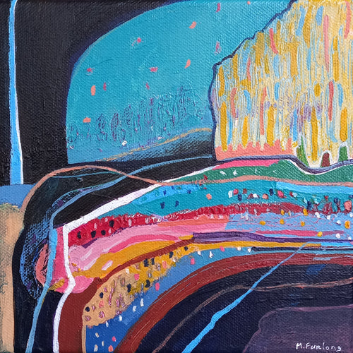 A Place Within You VI - original acrylic painting on canvas (H20xW20cm)