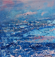 Load image into Gallery viewer, Mighty Waters II - original acrylic painting on canvas board (H15xW15cm)