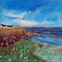 Load image into Gallery viewer, The Joy Of The Sea - original acrylic painting on canvas (H20xW20cm)