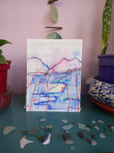 Load image into Gallery viewer, The River - original ink pen drawing on paper (H20.2xW15.2cm)