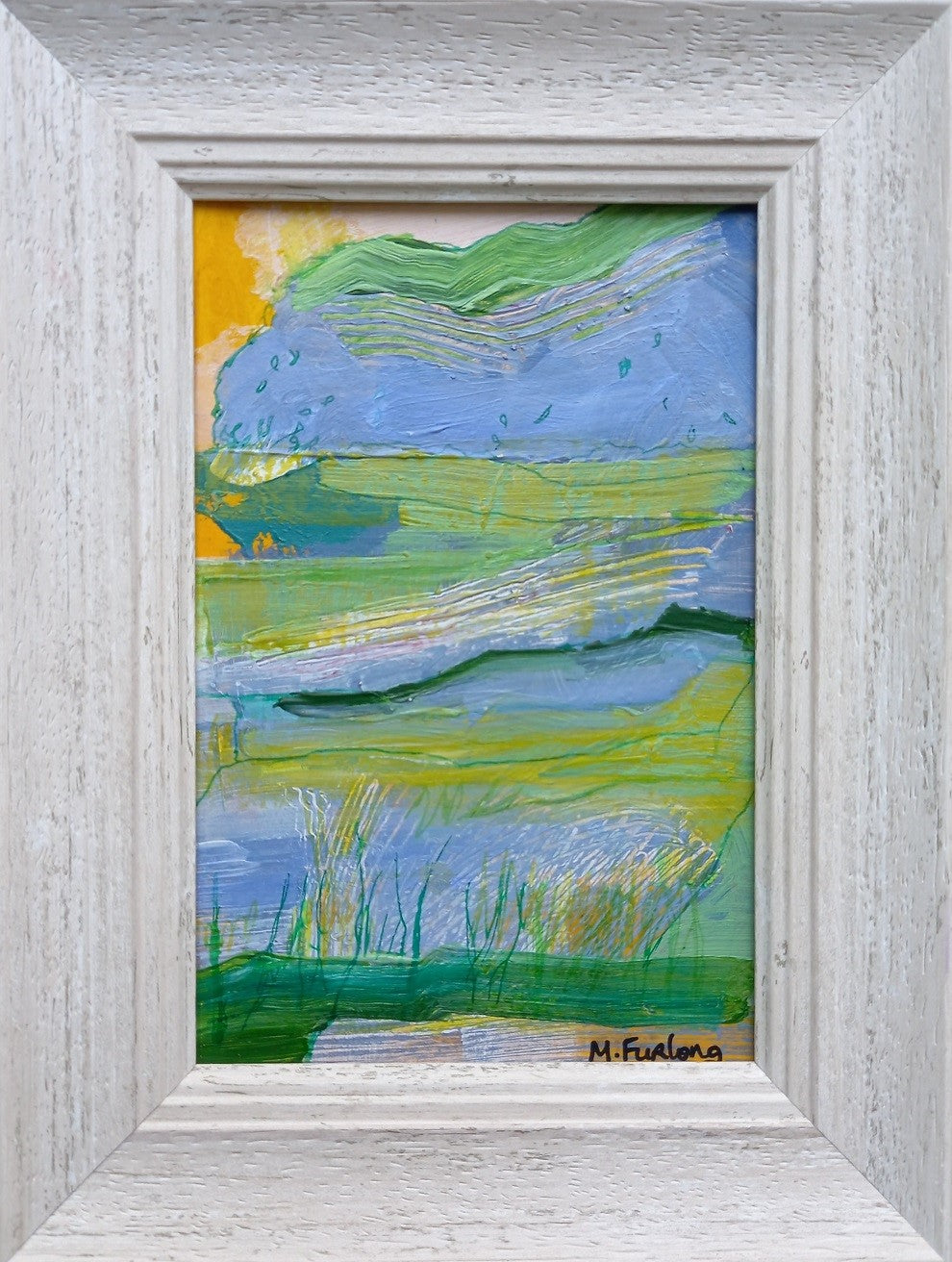 The World That We Live In I -  acrylic and pen on card (H15xW15cm)