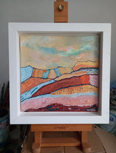 Load image into Gallery viewer, There Are Many Paths To The Mountain Top - original acrylic painting on canvas board (H20xW20cm) framed