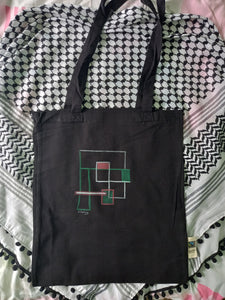 Abstract Tote Bag - Hand Painted