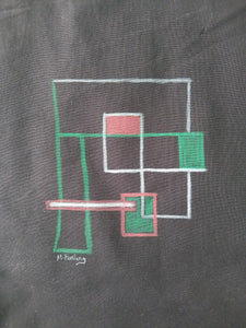 Abstract Tote Bag - Hand Painted