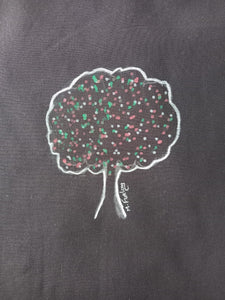 Tree With Spots Tote Bag - Hand Painted