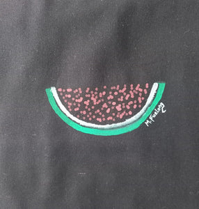 Watermelon Tote Bag - Hand Painted