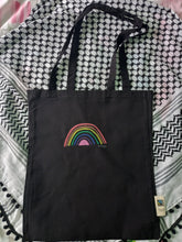 Load image into Gallery viewer, Rainbow Tote Bag - Hand Painted