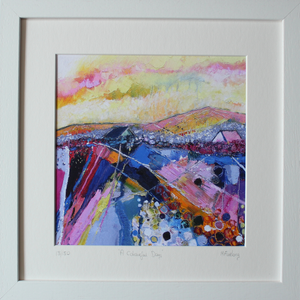 A Colourful Day - Limited Edition Print (H20xW20cm)