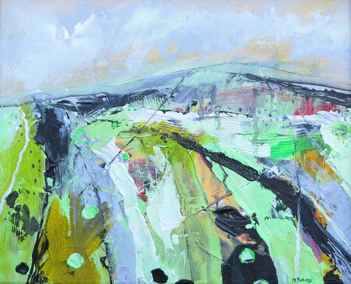 A Scene In Grey And Green