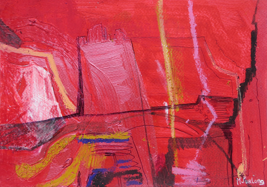 Abstract Ireland - Study In Red #3