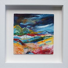 Load image into Gallery viewer, Colours Of Nature- original acrylic painting on wood (framed)