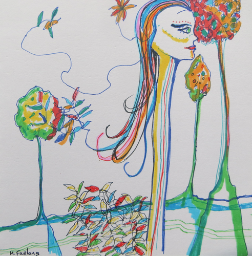 Dare To Be Different - Hand Painted Card