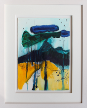 Load image into Gallery viewer, Abstract landscape mixed media painting vibrant colourful by Martina Furlong Artist Irish Abstract Art