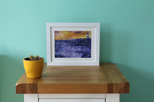 Framed print of Hook Lighthouse in county wexford in situ