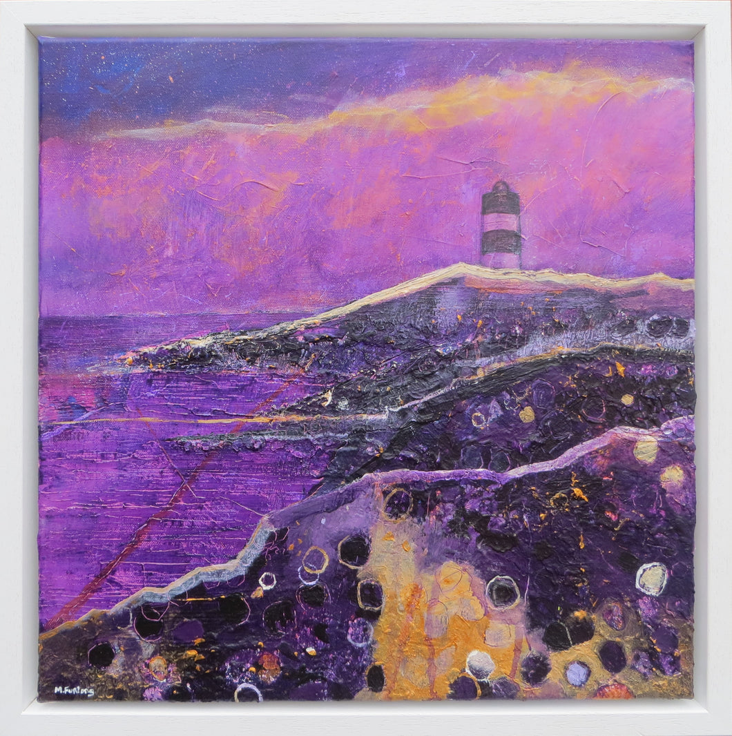 Hook Lighthouse, 2017 - original acrylic painting on canvas (H40xW40cm)