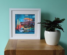 Load image into Gallery viewer, Limited edition print of a Vibrant abstract landscape painting Ireland in situ by Martina Furlong