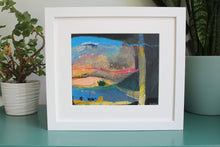 Load image into Gallery viewer, Framed Abstract Art in situ by Contemporary Irish Artist Martina Furlong