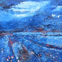 Load image into Gallery viewer, Landscape In Blue II, 2019 - original oil painting on canvas (H40xW40cm)
