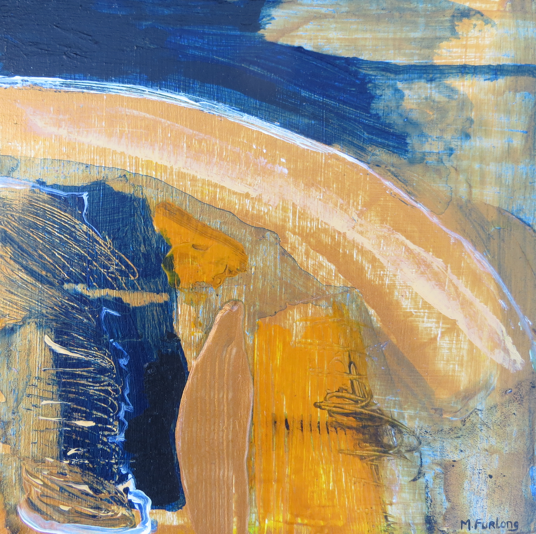 Meet Me At The Crossroads 2019 - original acrylic painting on wood