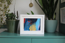 Load image into Gallery viewer, Out Beyond Ideas Of Right And Wrong 11 - original mixed media painting on paper (framed)