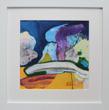 Load image into Gallery viewer, Framed abstract art inspired by the landscape of Ireland intuition spirituality and connection to nature by Irish artist Martina Furlong