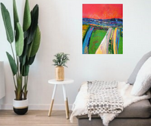 Load image into Gallery viewer, Over The Hill And Far Away - original oil painting on canvas (H60xW50cm)