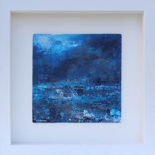 Blue Seascape Painting by Contemporary Irish Artist Martina Furlong