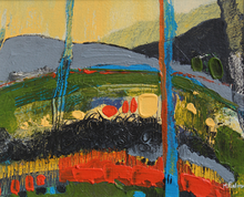 Load image into Gallery viewer, Unique abstract landscape painting by contemporary Irish abstract and landscape artist Martina Furlong