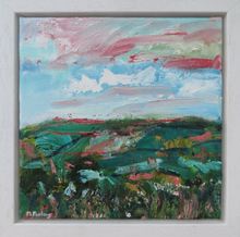 Load image into Gallery viewer, The Hill In Spring, 2018 - original oil painting on canvas (H20xW20cm)