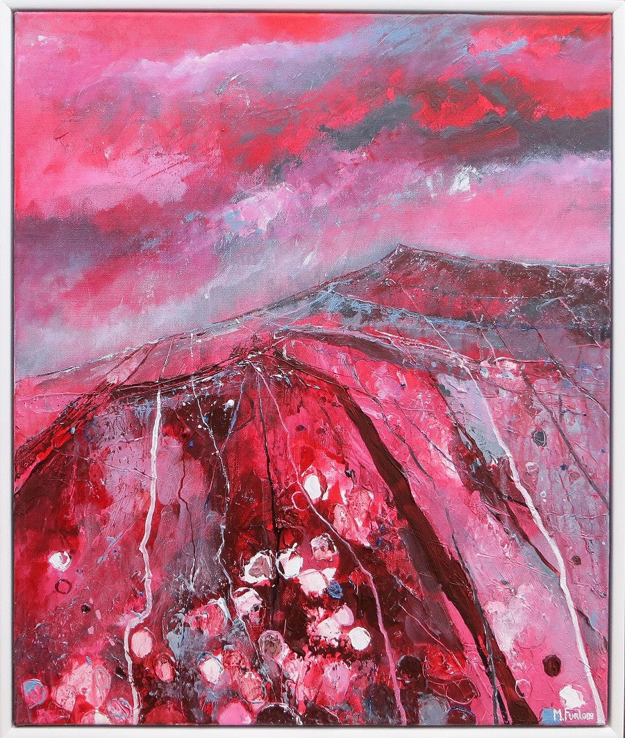 The Second Trail Of The Red Man - original acrylic painting on canvas (H60xW50cm)