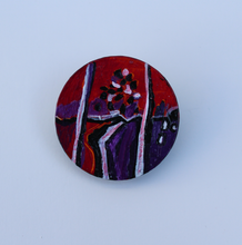 Load image into Gallery viewer, There&#39;s Light And Shade In Everyone - Hand Painted Brooch