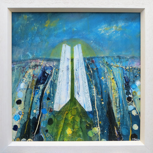 Tulach a'tSolais, Oulart Hill - original acrylic painting on canvas (H40xW40cm)