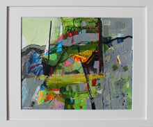Load image into Gallery viewer, Green abstract landscape painting by Martina Furlong Irish artist