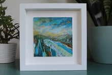 Load image into Gallery viewer, Stunning mountainous landscape painting with green and blue by  Irish artist Martina Furlong