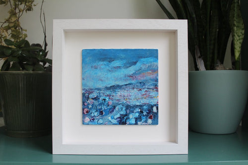 Expressive seascape in blue by Martina Furlong