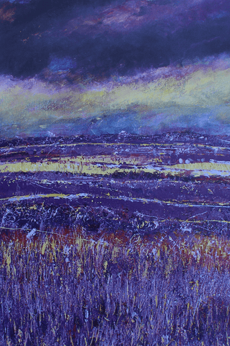 One More Purple And Gold Day - Greeting Card