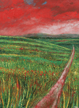 Load image into Gallery viewer, The View From The Crossroads - original oil painting on canvas (H101xW76cm)